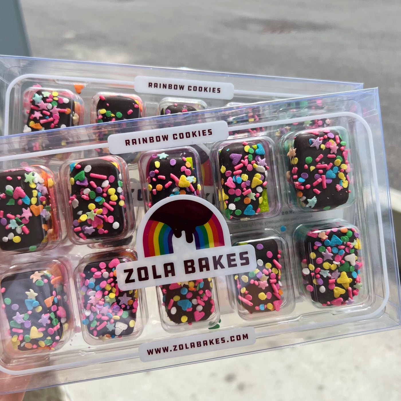 Rainbow Cookies Assorted Fillings -10 Pack