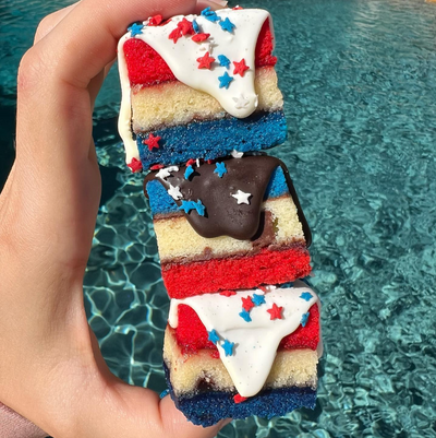 Patriotic Rainbow Cookies