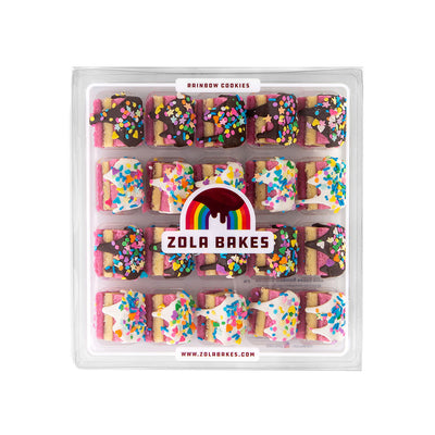Gluten Free Rainbow Cookies - 20 Pack