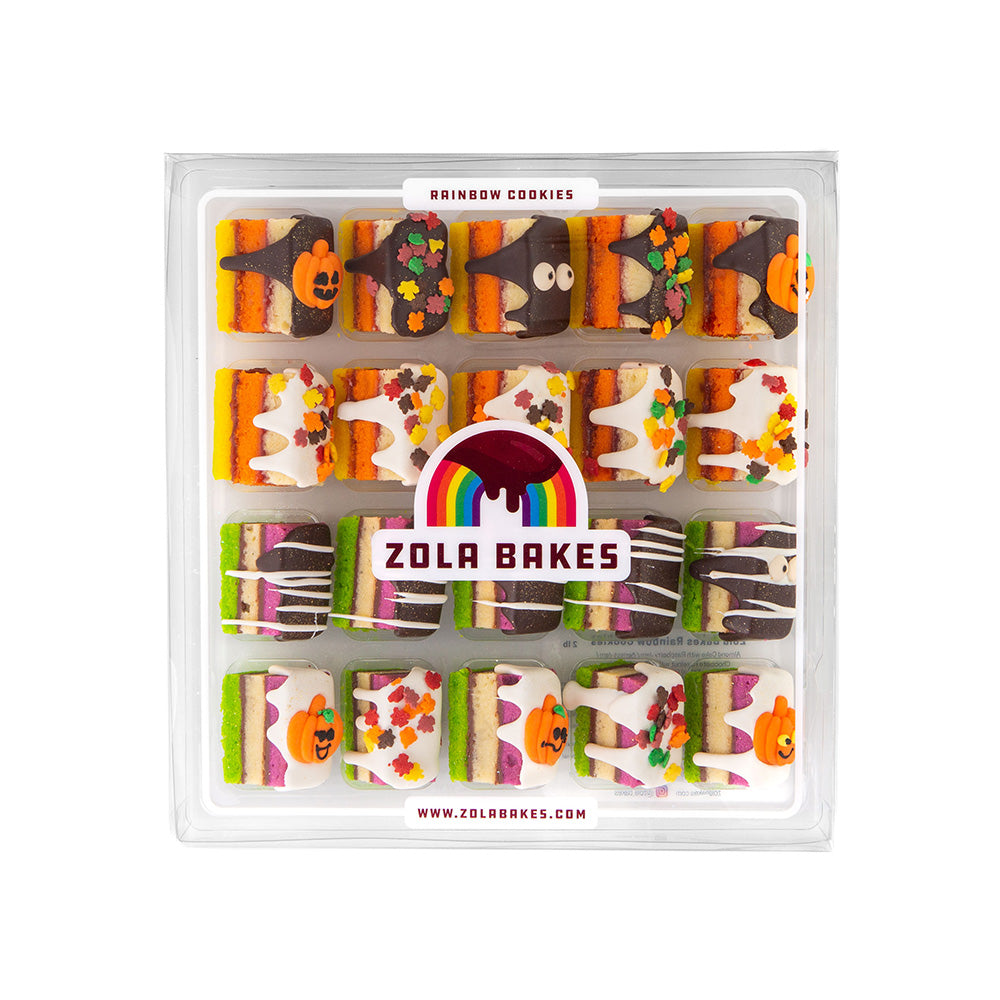 Halloween Rainbow Cookies