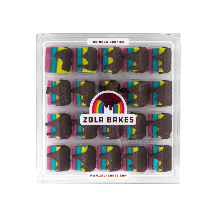 Rainbow Cookies Chocolate Hazelnut Filling - 20 Pack – Zola Bakes