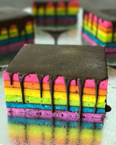 **Local Delivery** Signature Rainbow Cookie Cake
