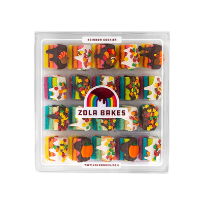 Thanksgiving Rainbow Cookies