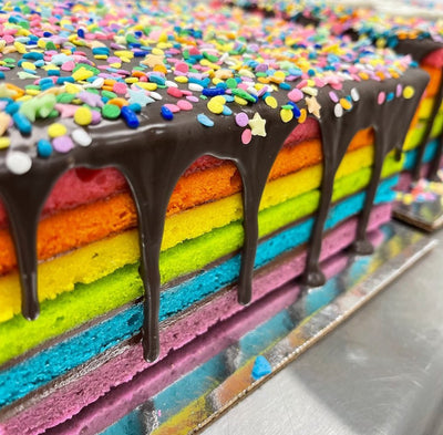 **Local Delivery** Signature Rainbow Cookie Cake