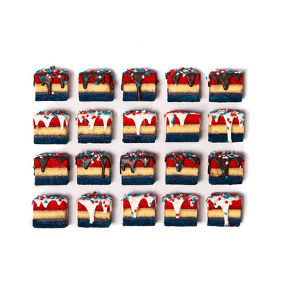 Patriotic Rainbow Cookies