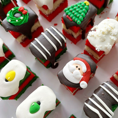 Christmas Rainbow Cookies