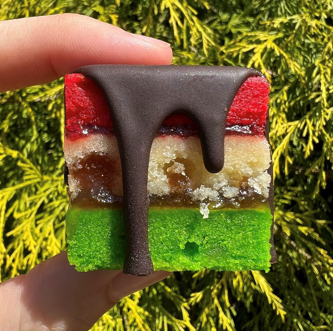 How to Make a Rainbow Cake Recipe - 7 Layers - Veena Azmanov